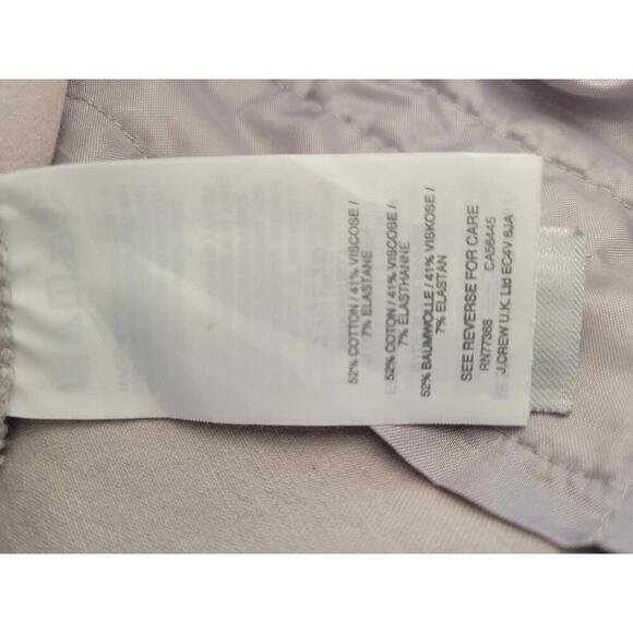 J Crew Martie Size 0 light grey cropped dress pants - Picture 4 of 5